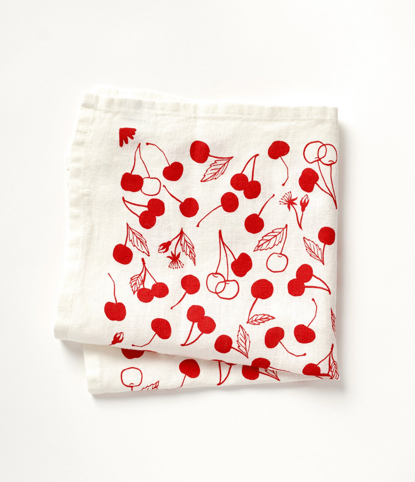 Cherries Linen Napkins - Set of 2