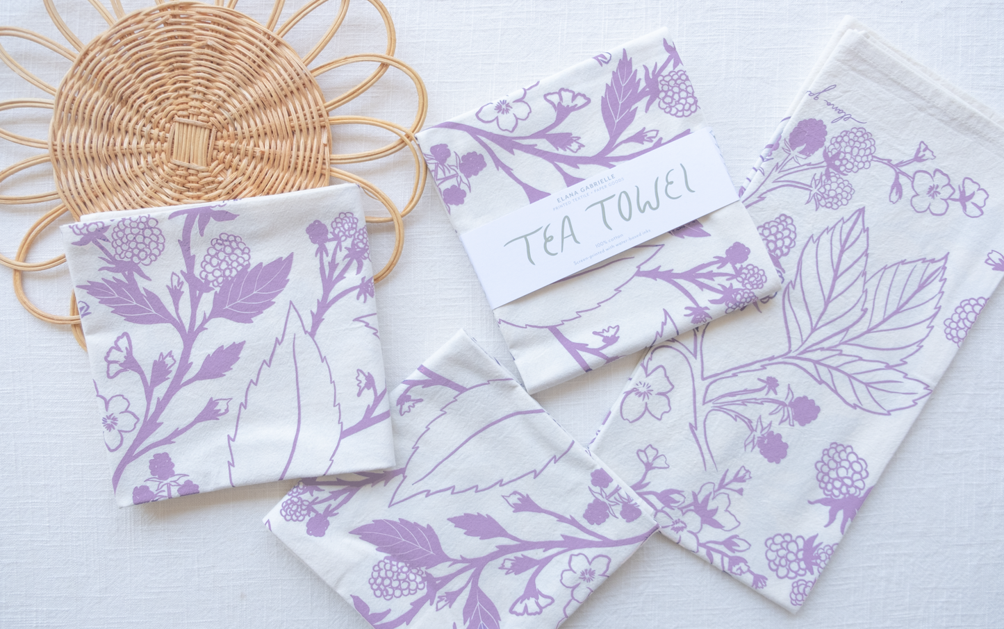 Berries Cotton Tea Towel