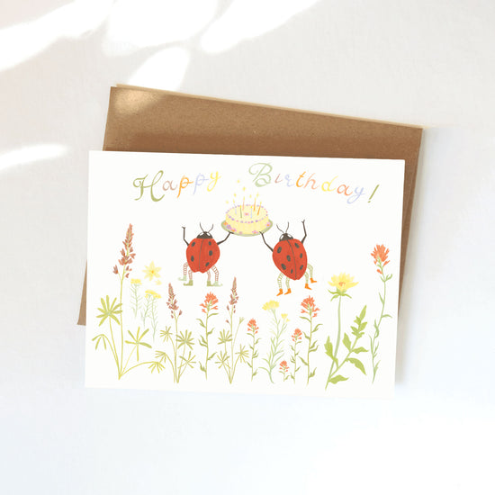 Birthday Bugs Greeting Card