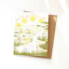 Birthday Sun Meadow Greeting Card