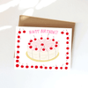 Cherry Birthday Cake Card