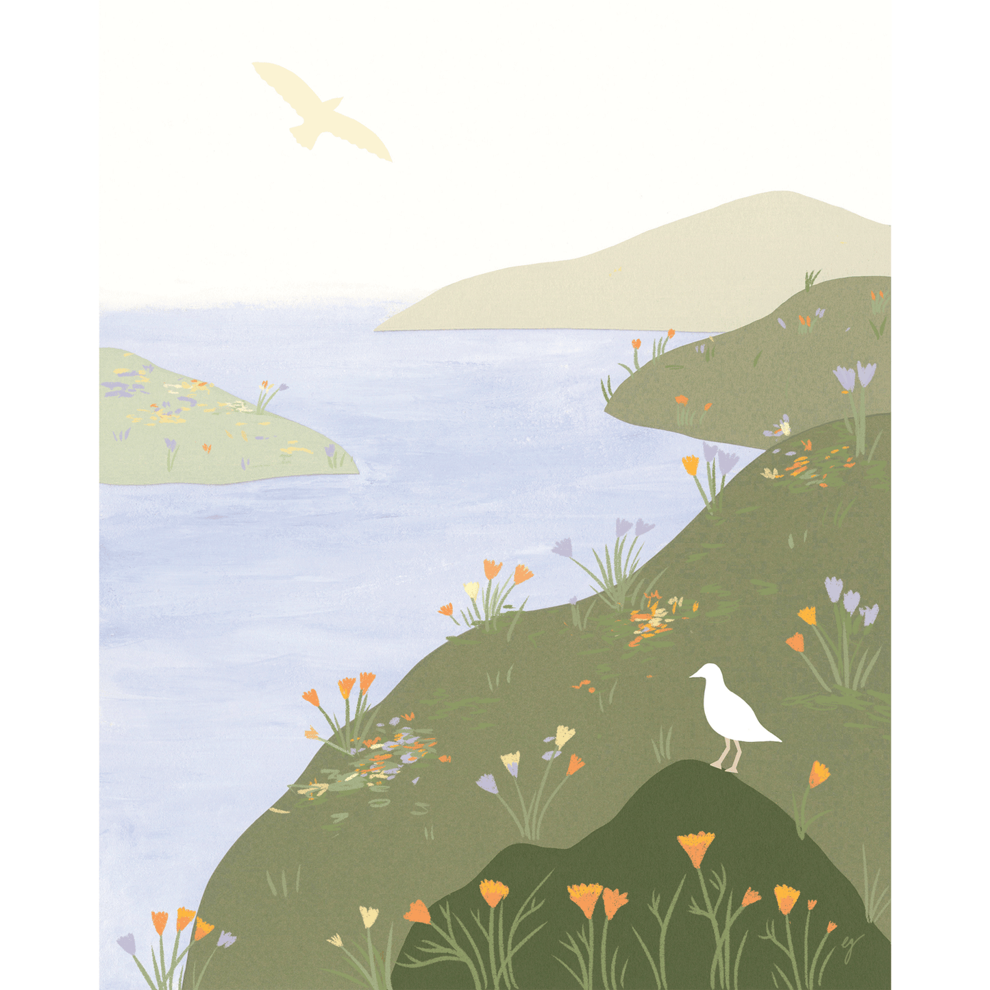 Coastal Cliffs Print