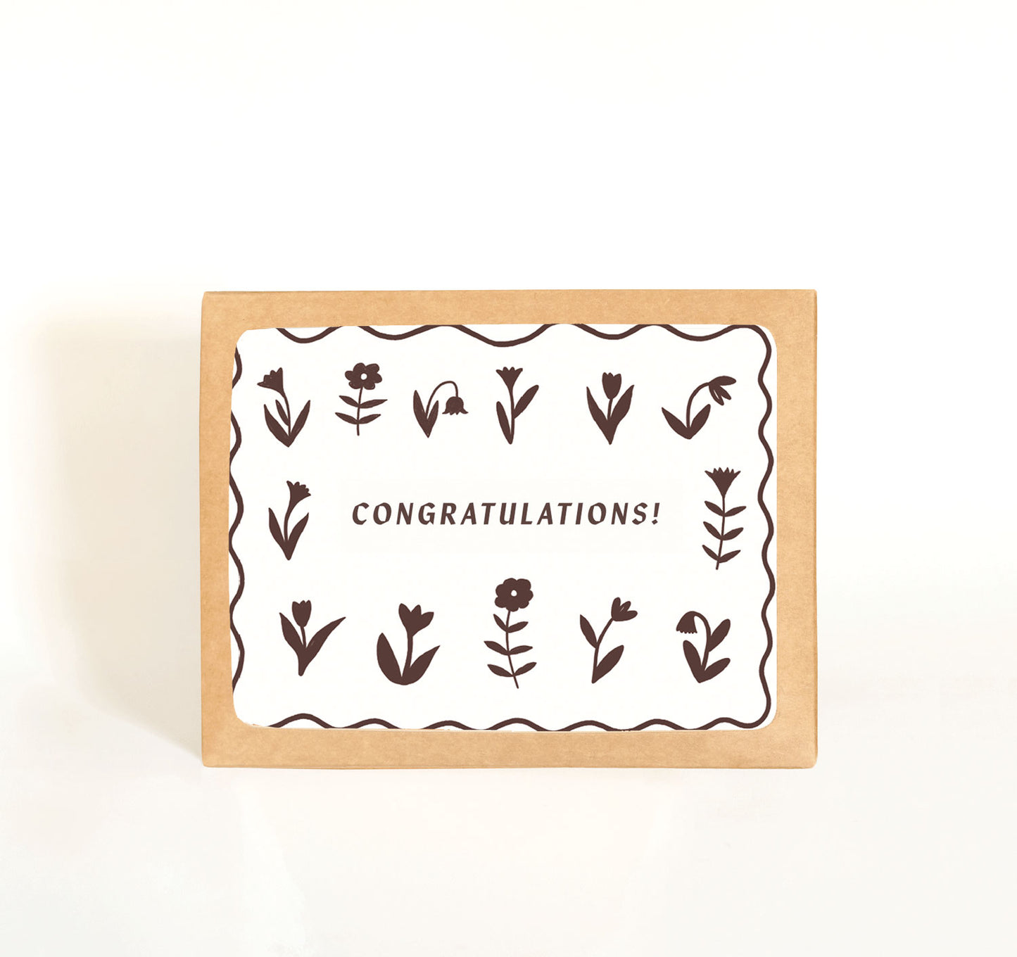 Congratulations Flowers Card Boxed Set