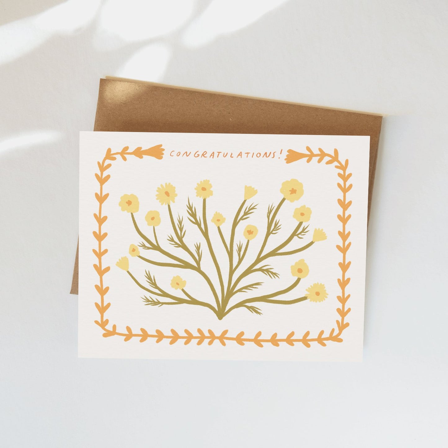 Chamomile Congratulations Greeting Card