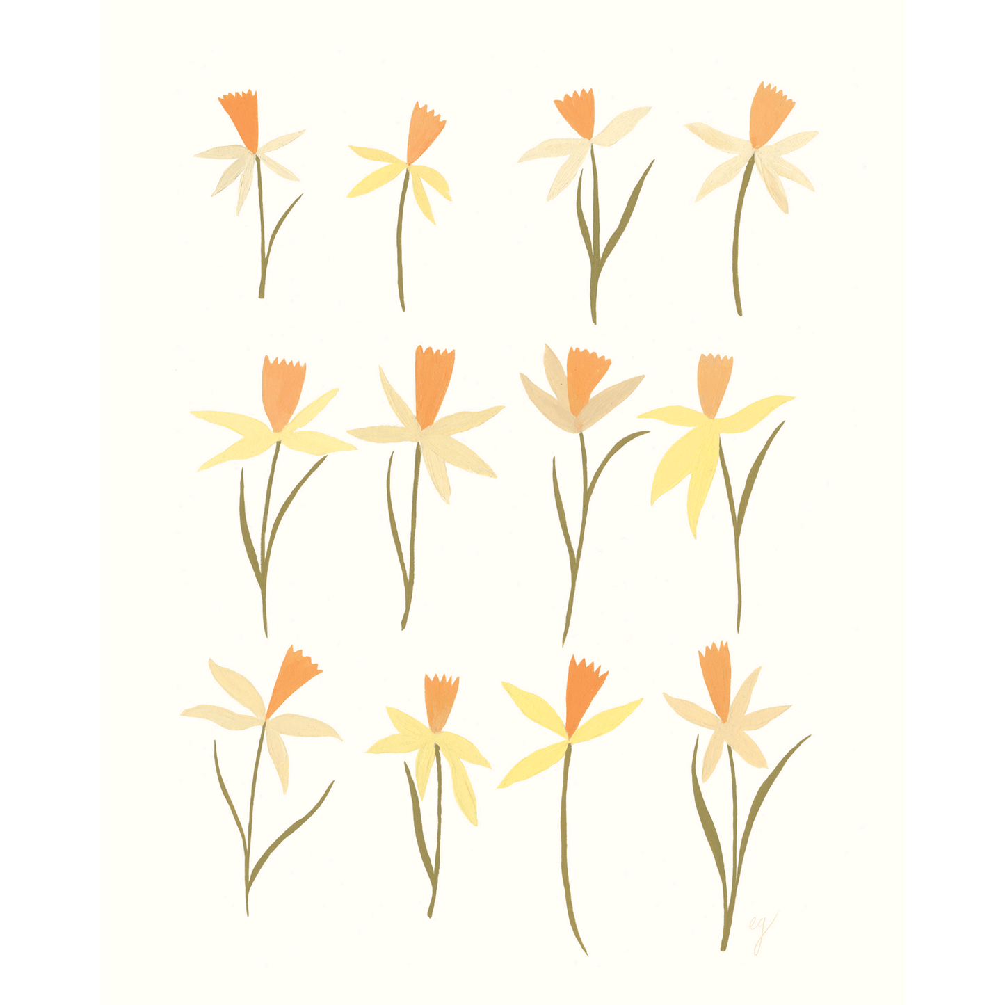 Daffodils Print