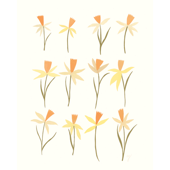 Daffodils Print