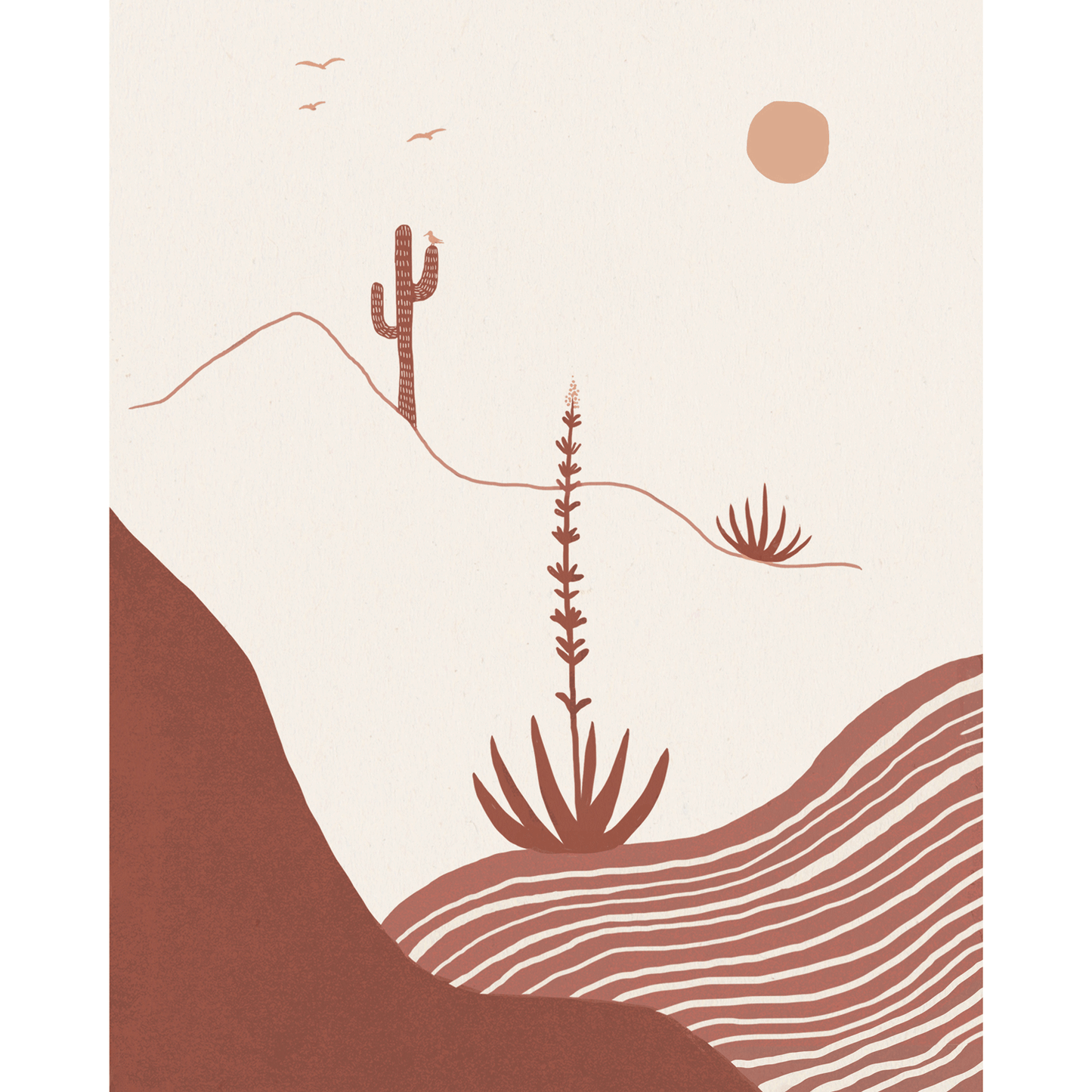 Desert Afternoon Print