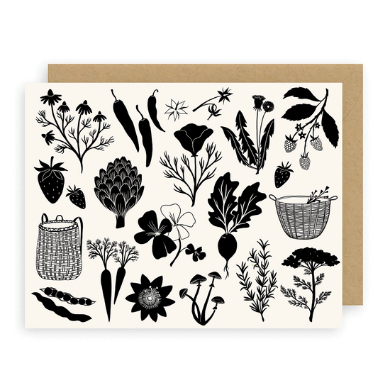 Forage Greeting Card