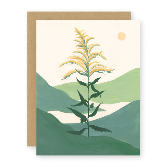 Goldenrod Greeting Card