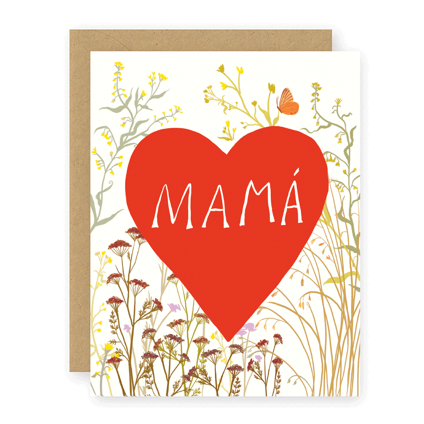 Mamá Prairie Flowers Card