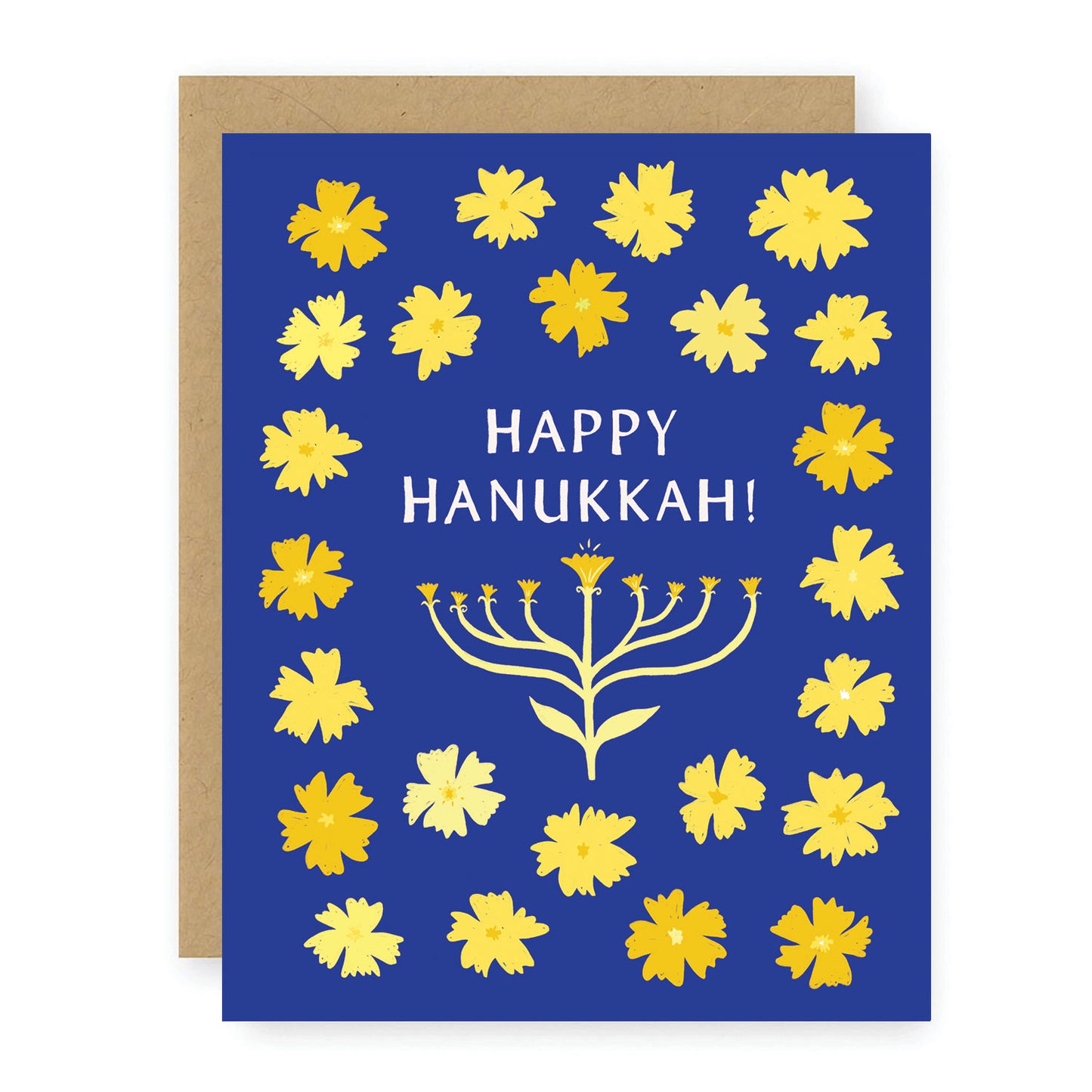 Marigold Hanukkah Greeting Card