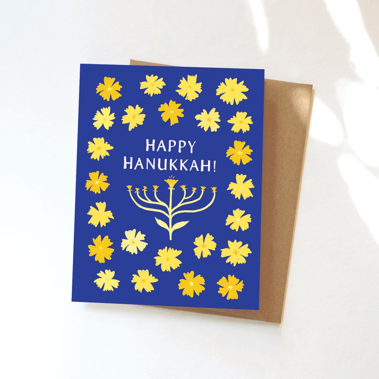 Marigold Hanukkah Greeting Card