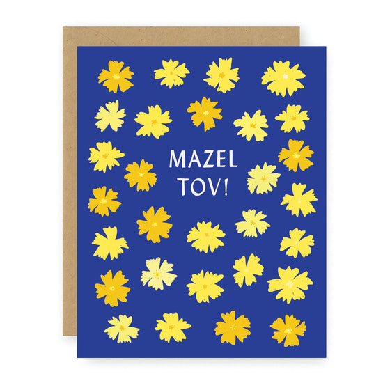 Marigold Mazel Tov Greeting Card