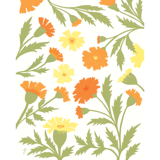 Marigold Print