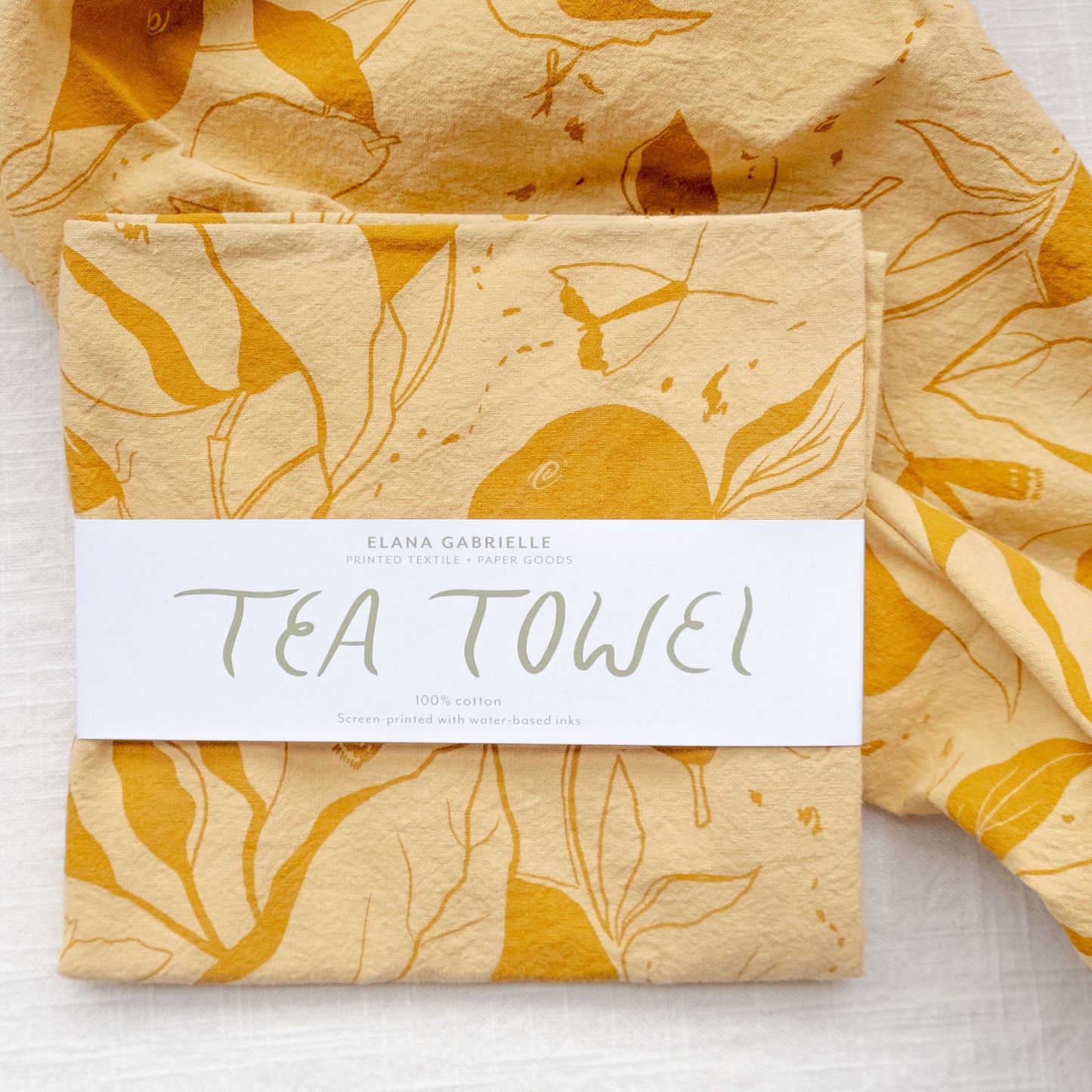 Pears Cotton Tea Towel