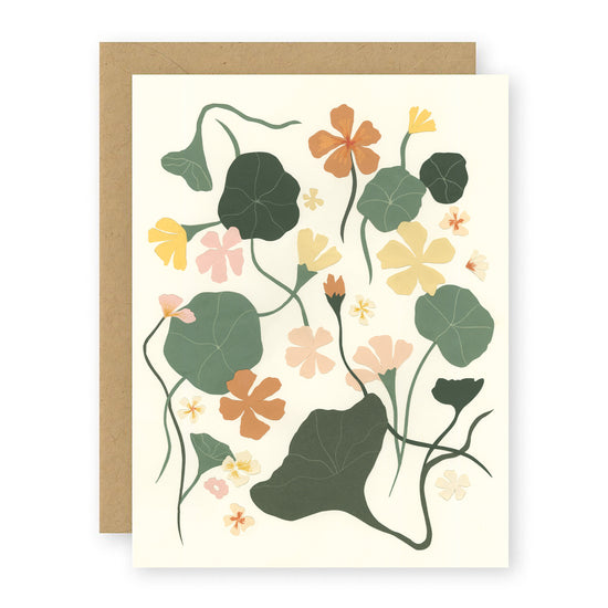 Nasturtium Greeting Card