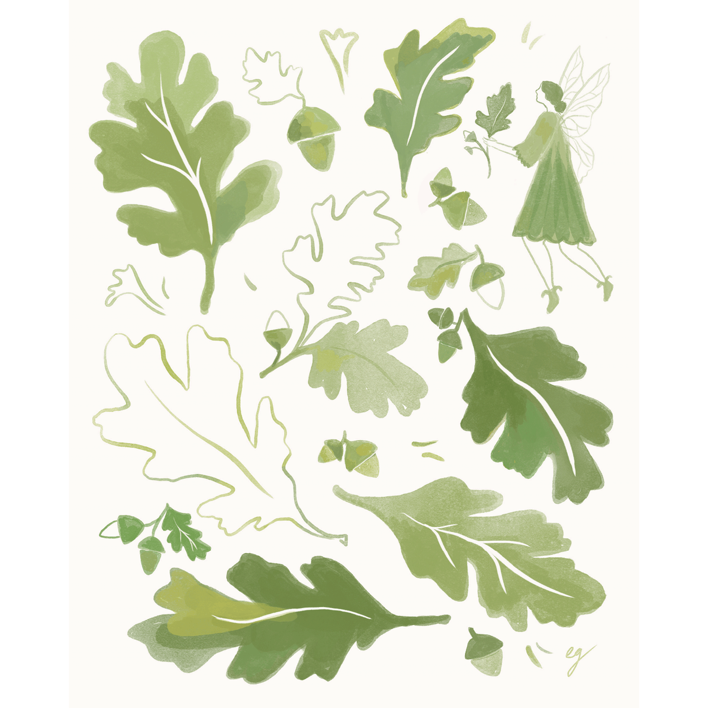 Oak Fairy Print