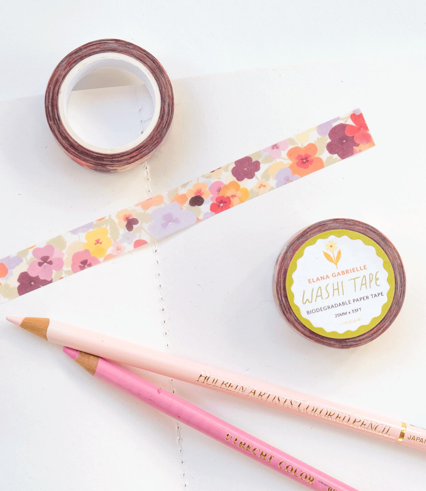 Pansies Washi Tape