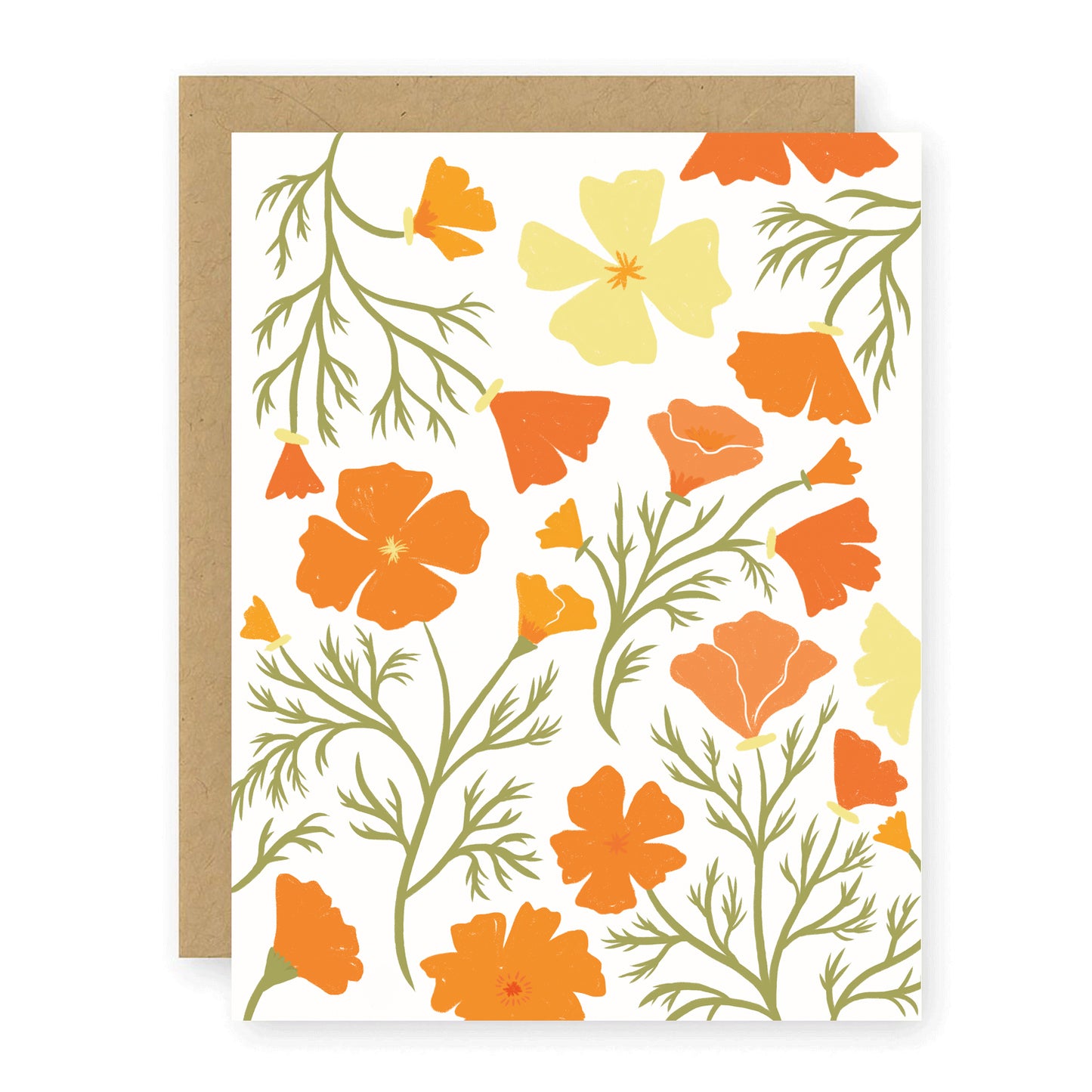 Poppies Greeting Card