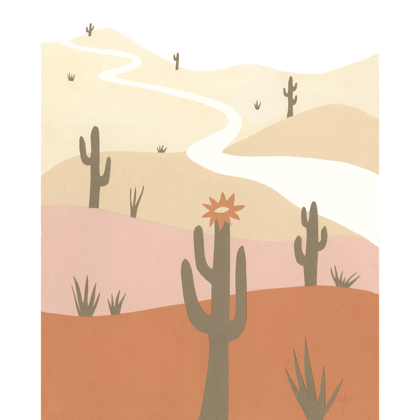 Saguaro Print