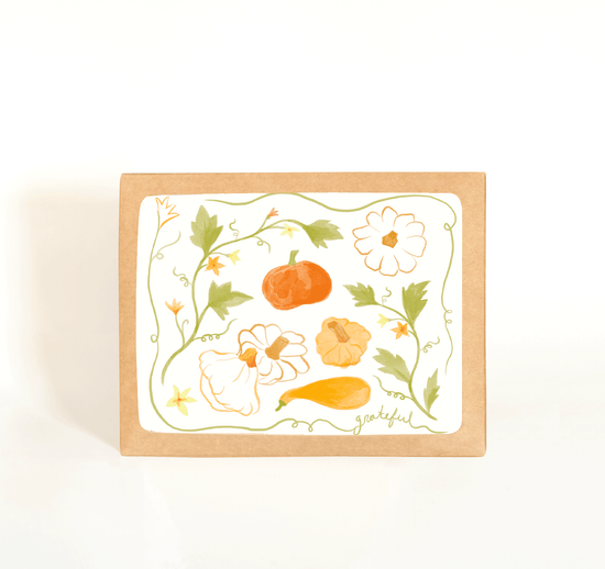 Squash Gratitude Card Boxed Set