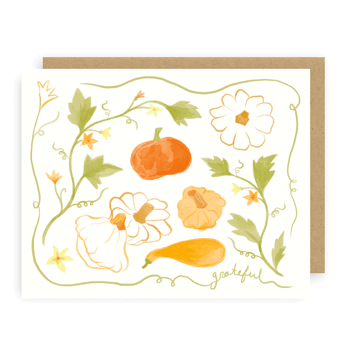 Squash Gratitude Card