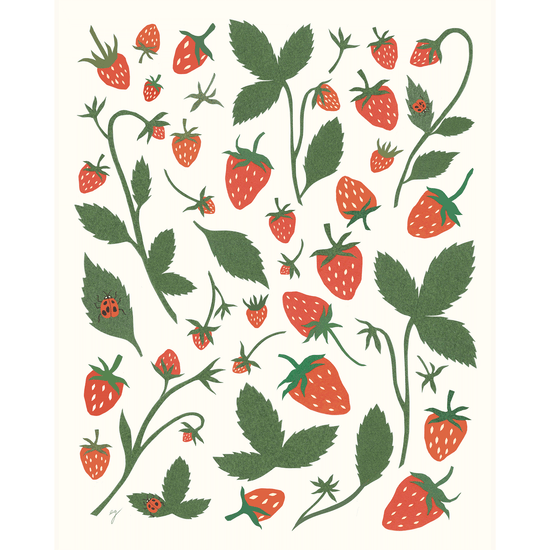 Strawberries Print