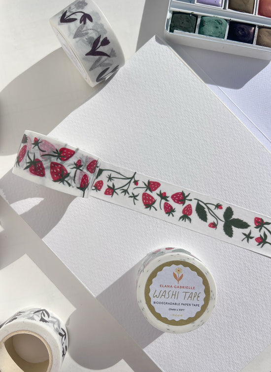Strawberries Washi Tape