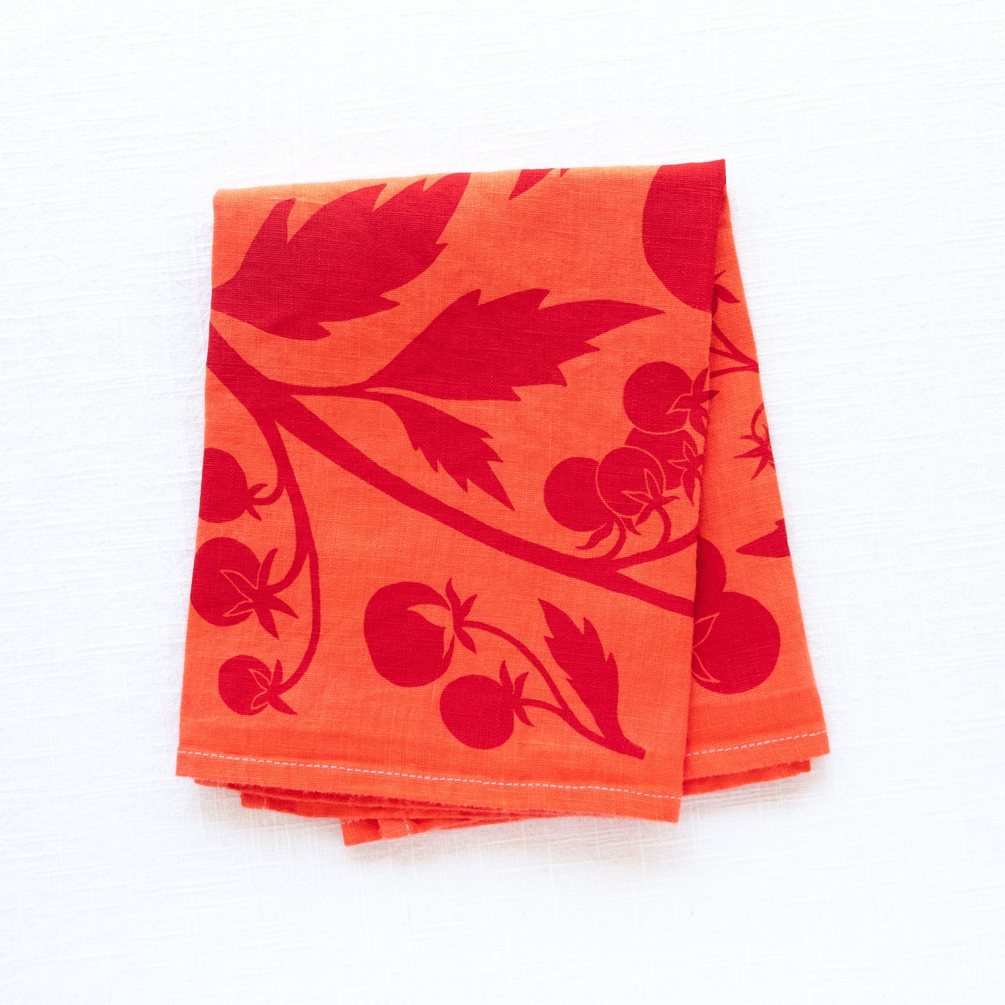 Tomato Linen Napkins - Set of 2