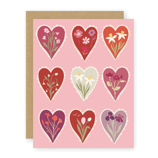 Valentine Hearts Card