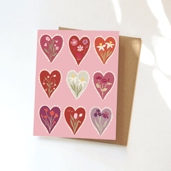 Valentine Hearts Card