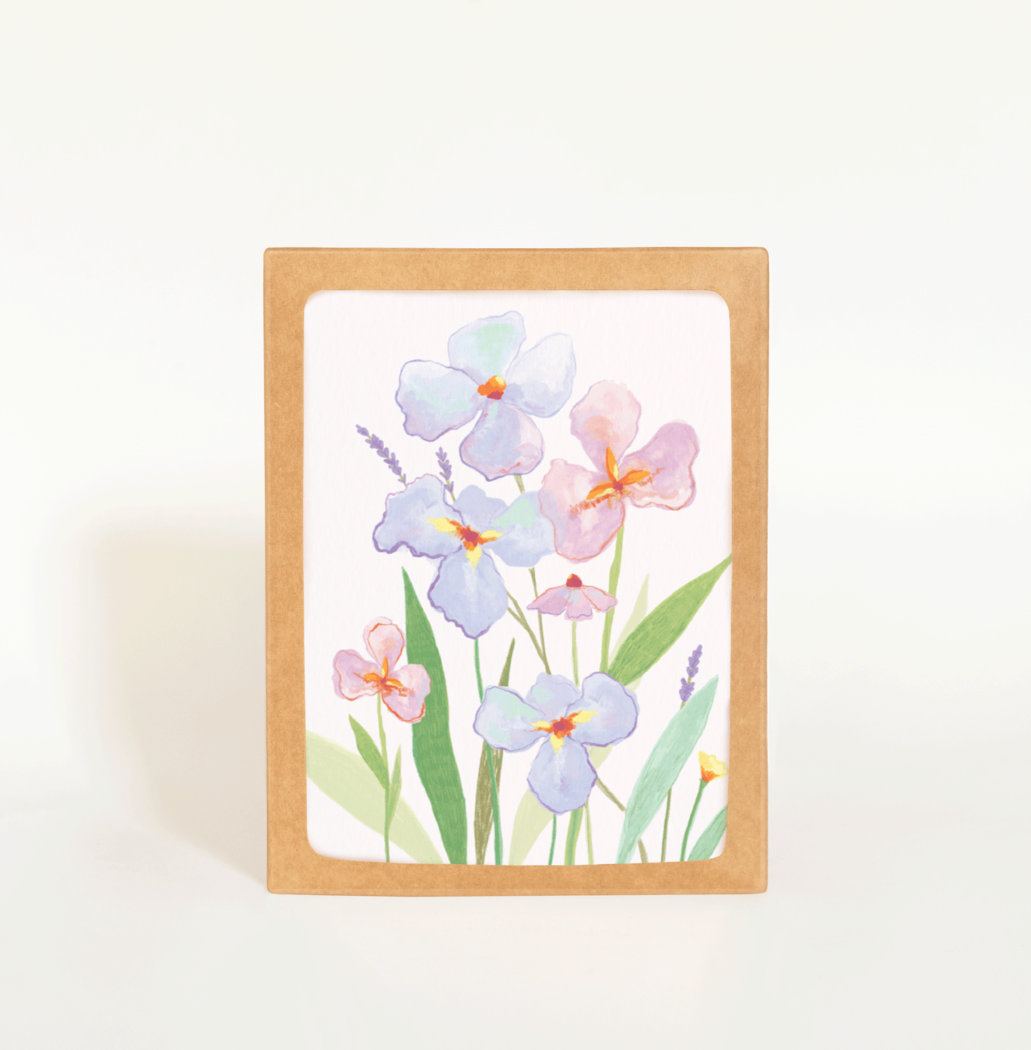 Watercolor Iris Card Boxed Set