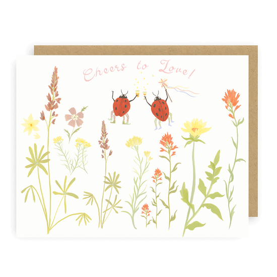 Wedding Bugs Greeting Card