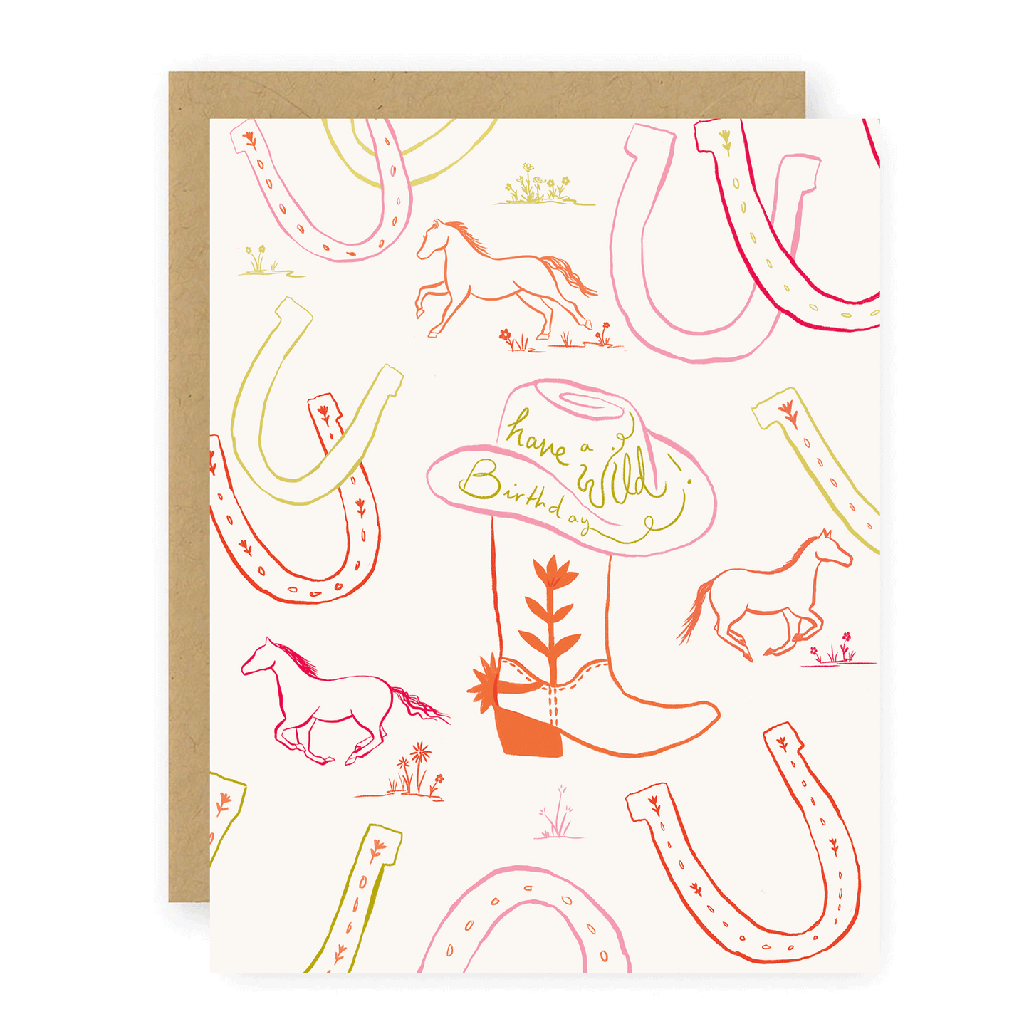 Wild West Birthday Greeting Card