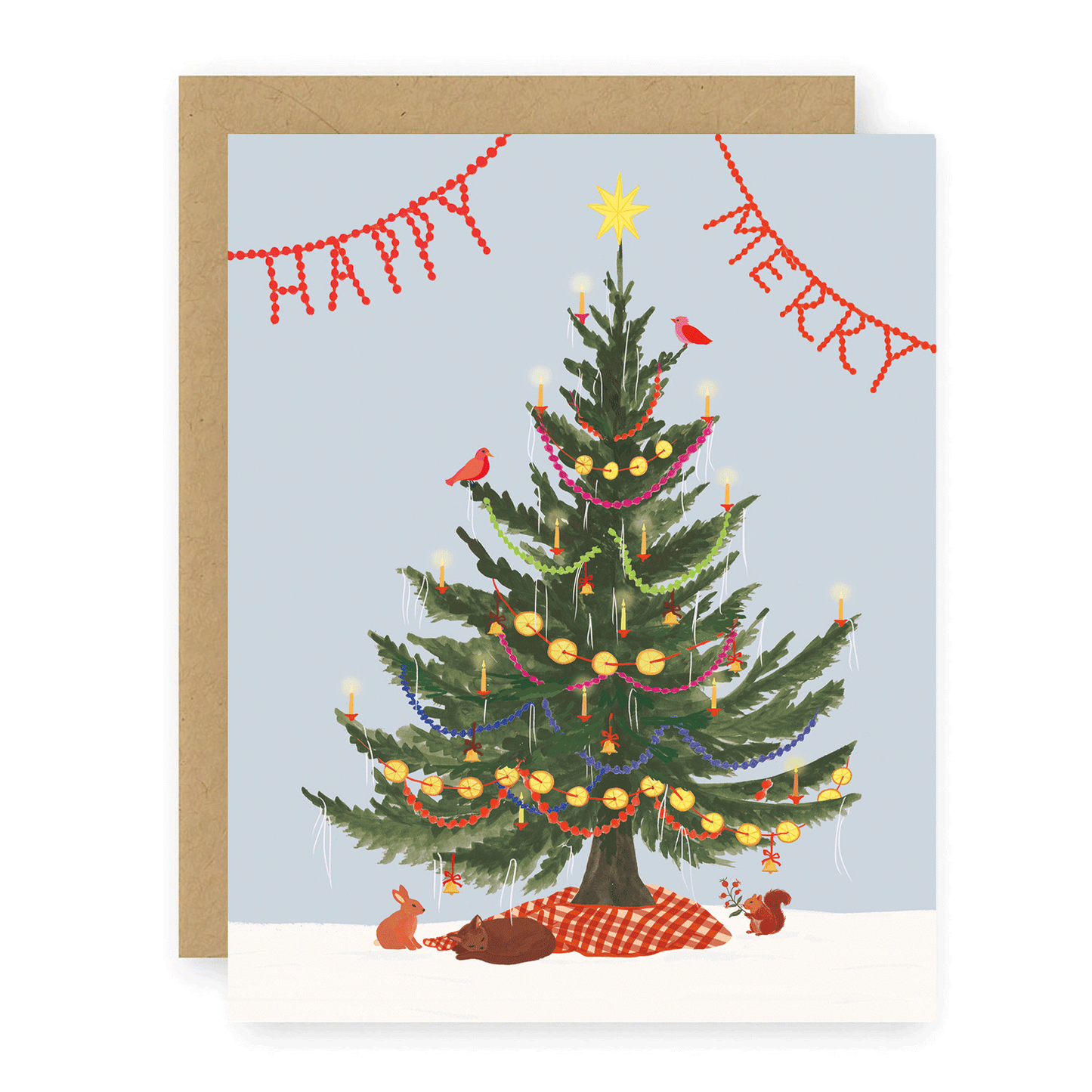 Yule Tree Greeting Card