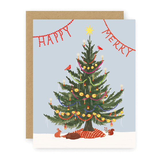 Yule Tree Greeting Card