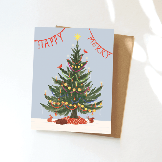Yule Tree Greeting Card