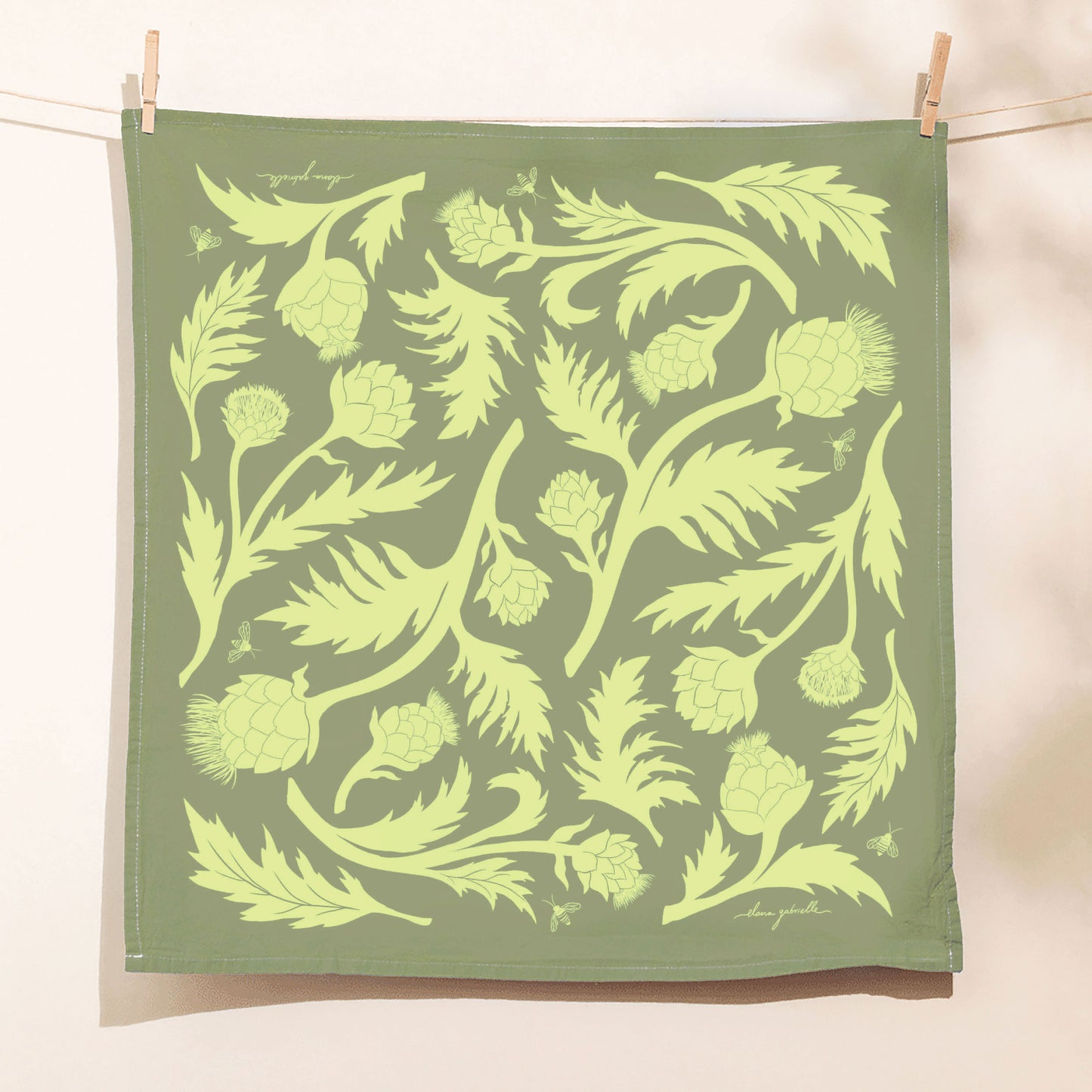 Artichoke Tea Towel