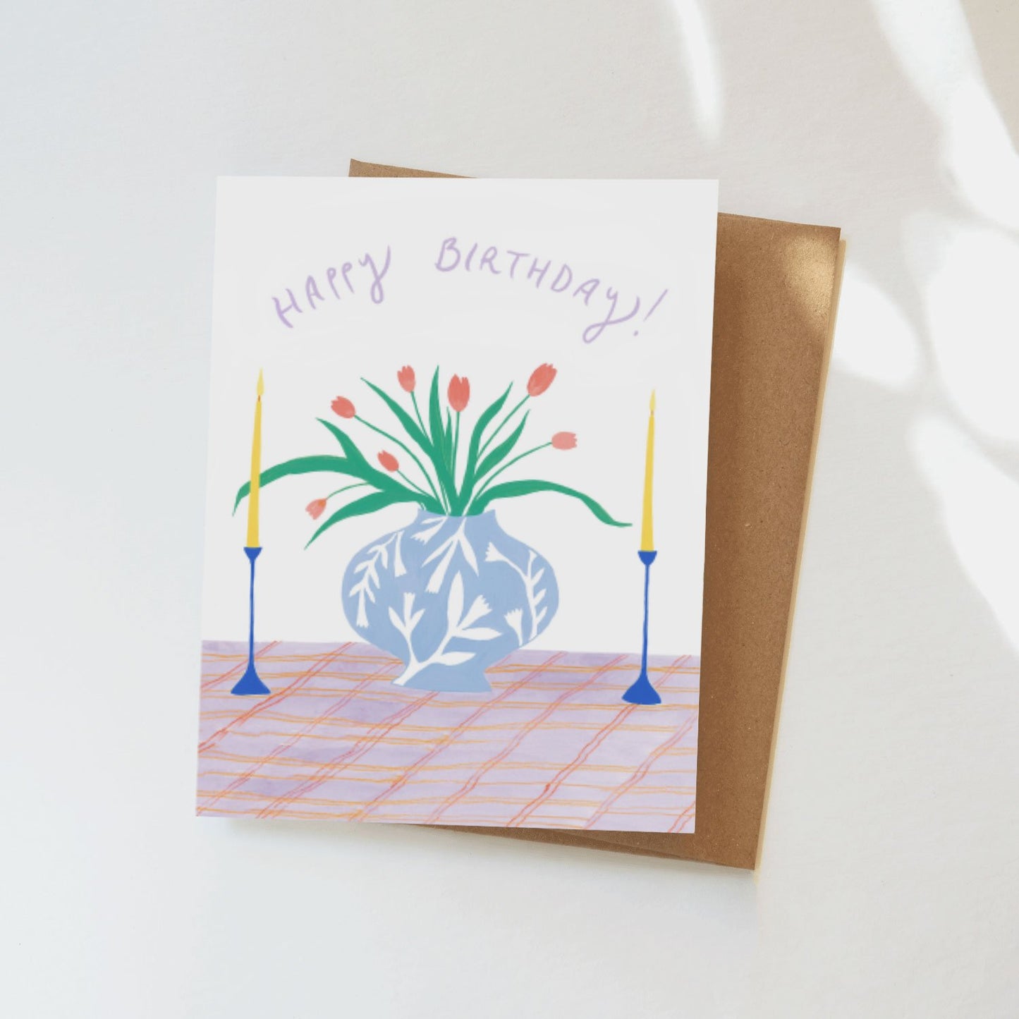 Birthday Tulips Greeting Card