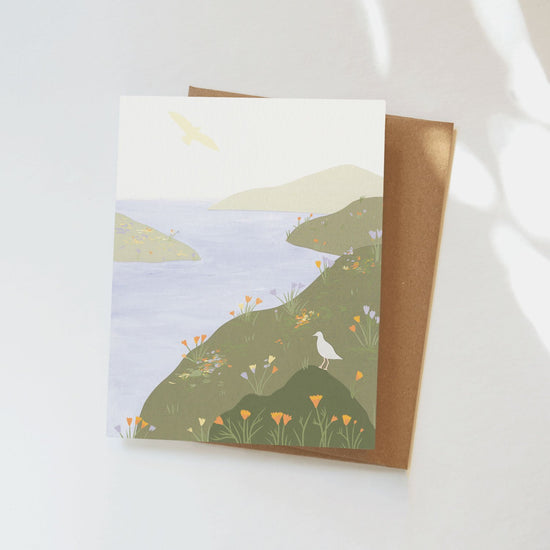 Coastal Cliffs Greeting Card