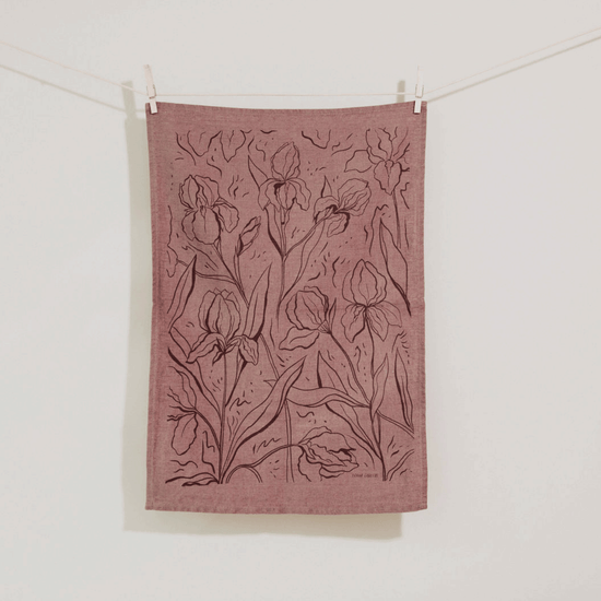 Iris Linen Tea Towel