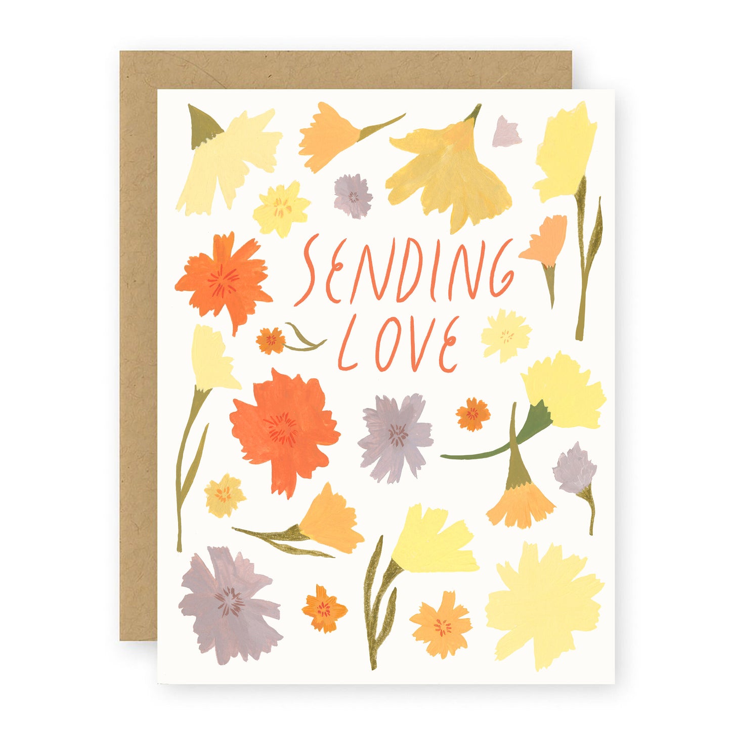 Sending Love Greeting Card