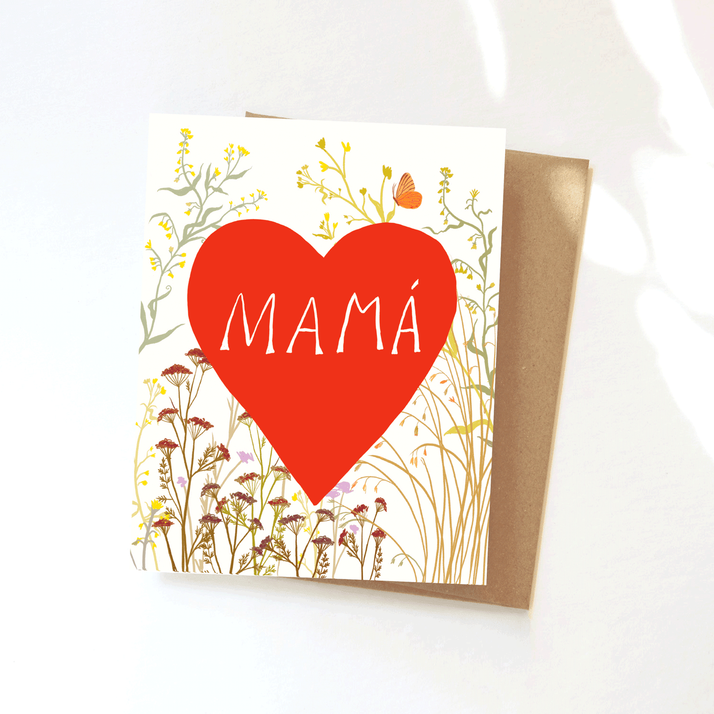 Mamá Prairie Flowers Card