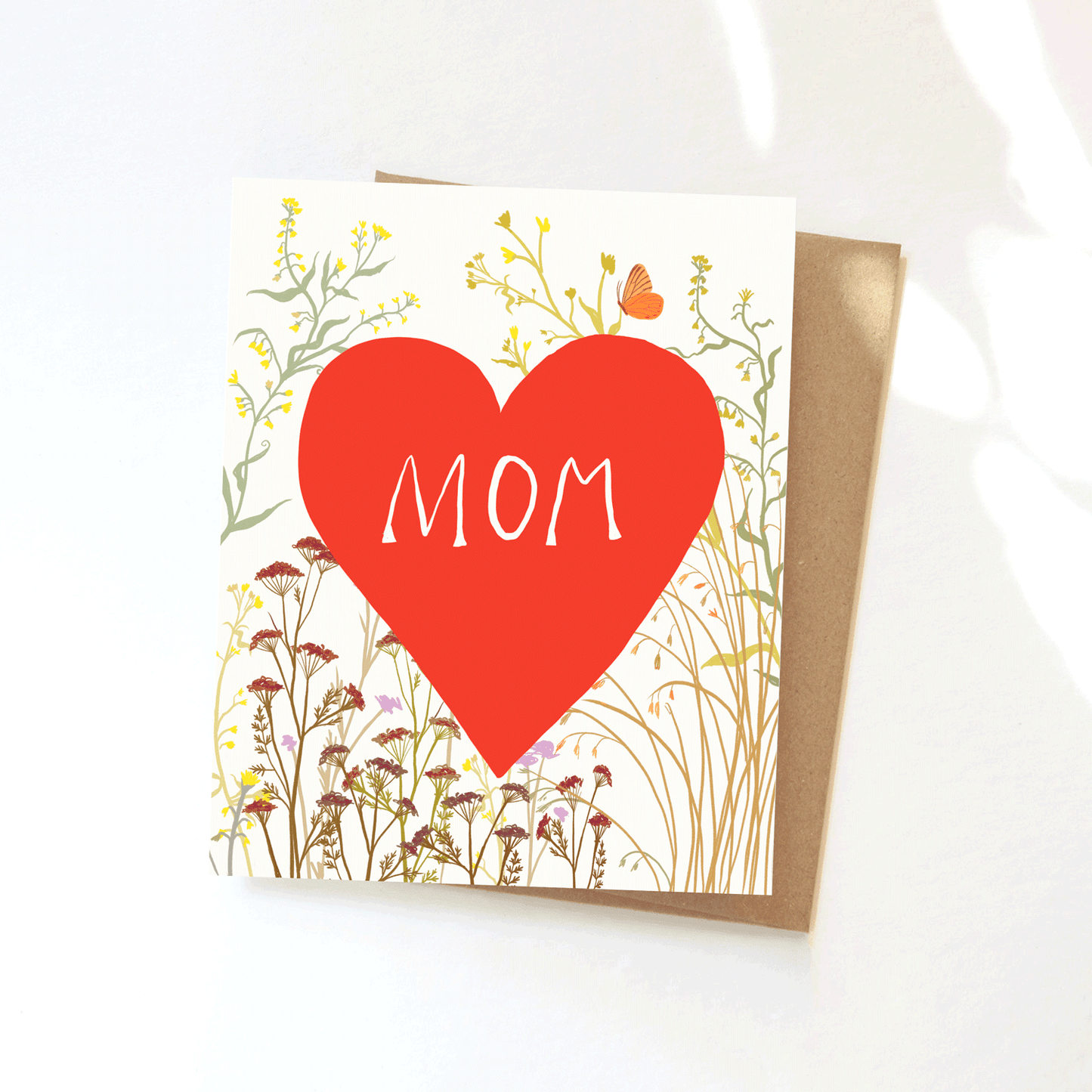 Mom Prairie Flowers Card