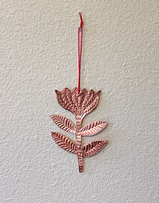 Flower Copper Ornament