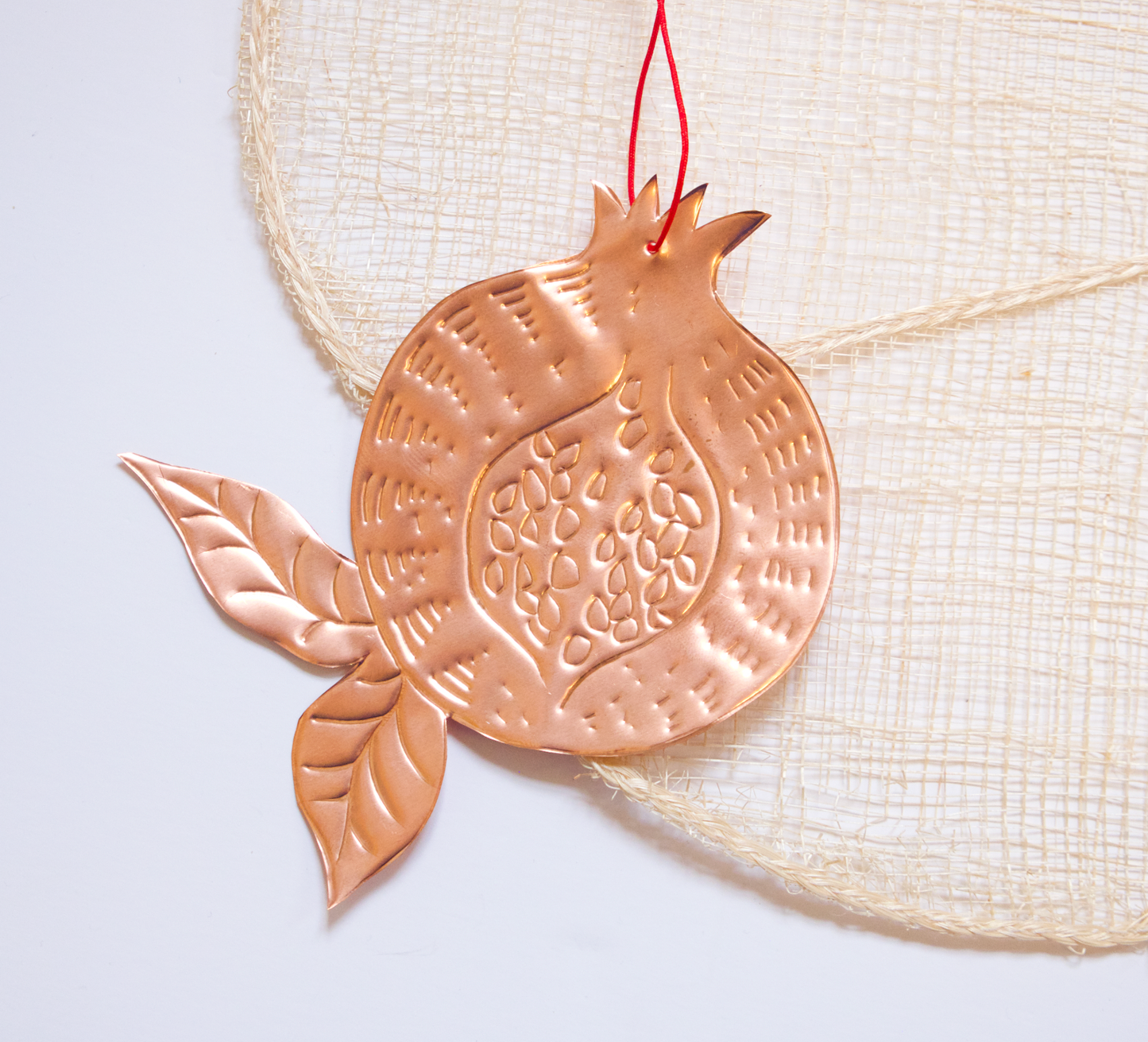 Pomegranate Copper Ornament