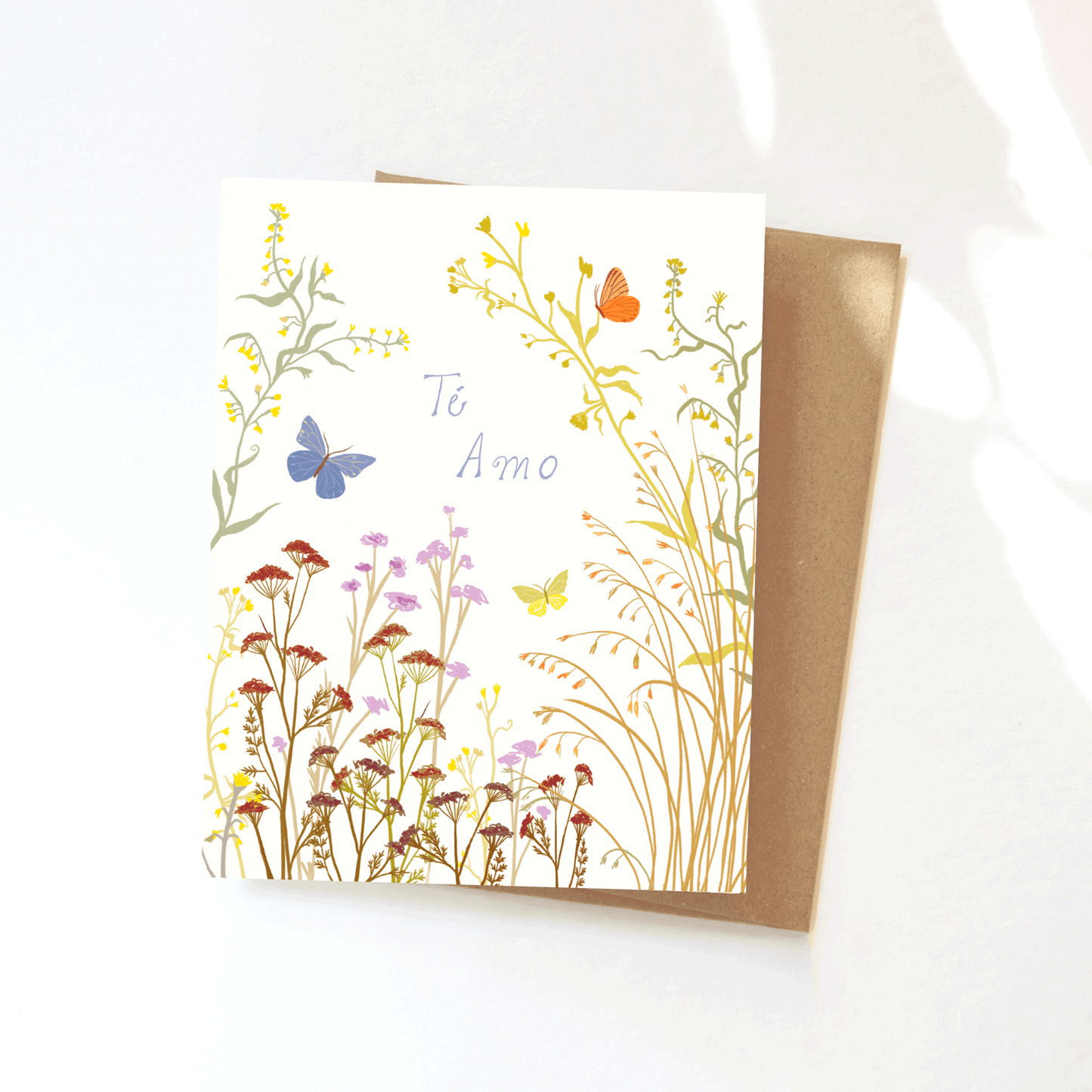 Té Amo Butterflies Card