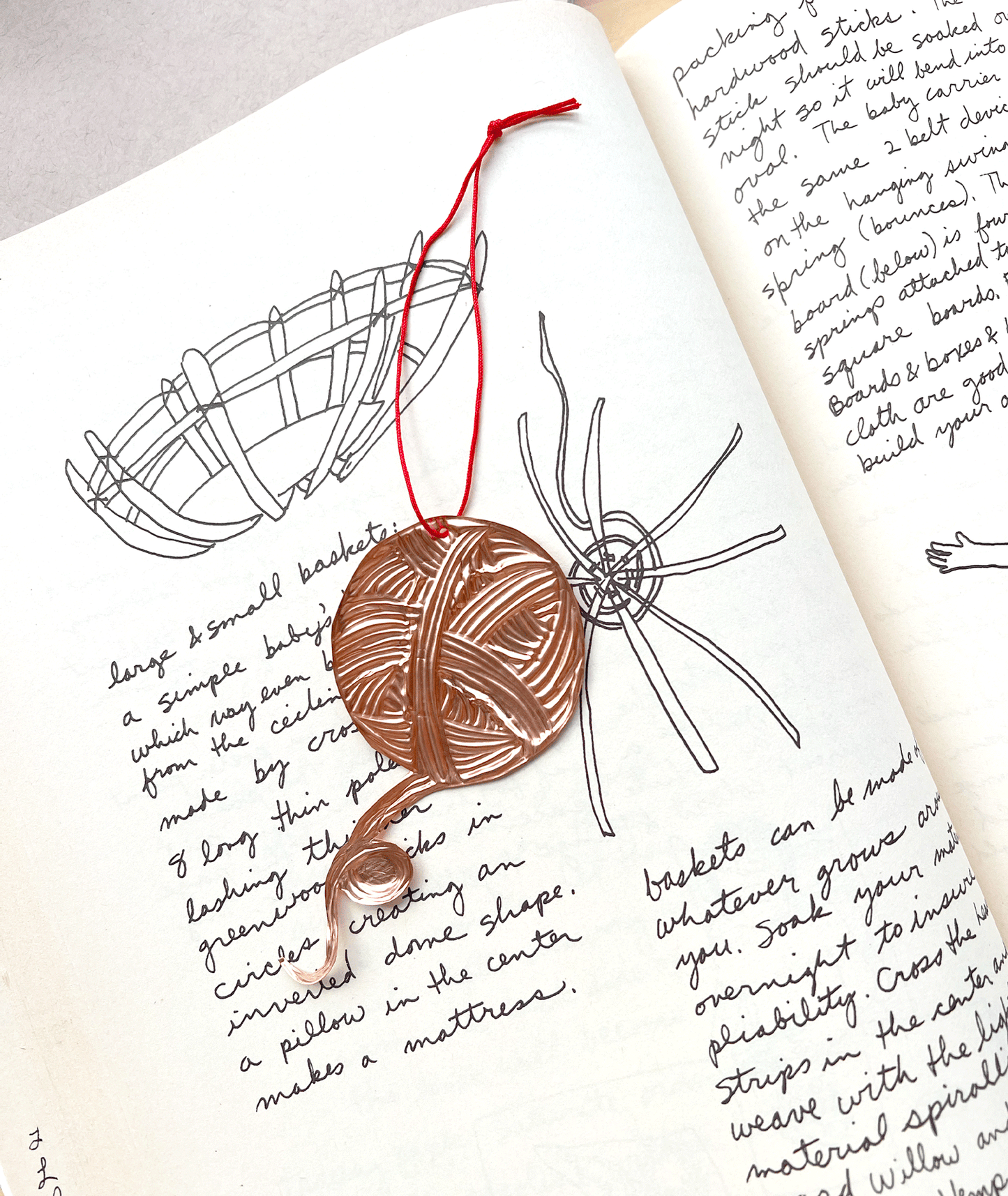 Yarn Copper Ornament