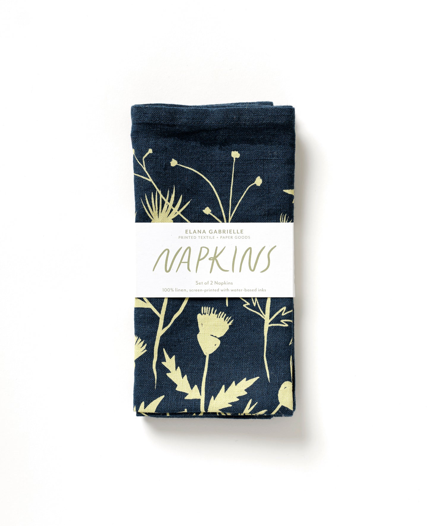 Wild Weeds Linen Napkins