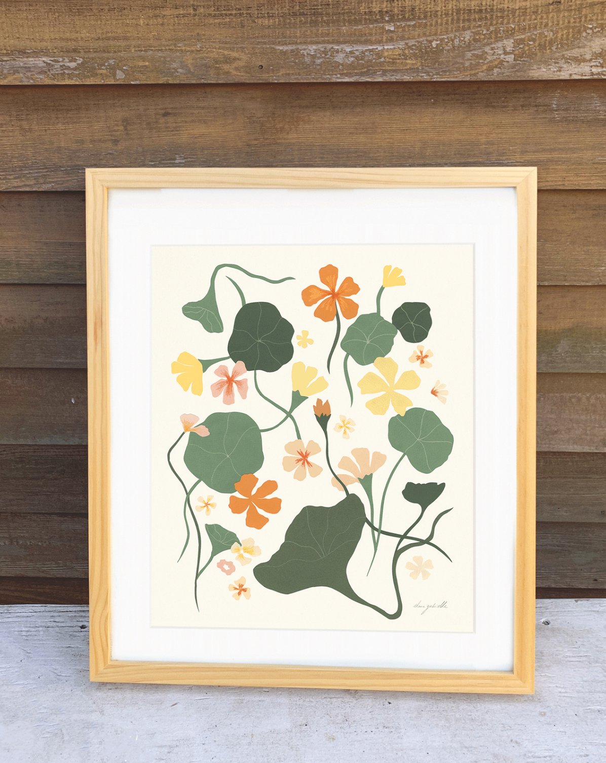 Nasturtiums Print